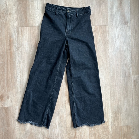 BILLABONG — black wide leg denim size 27. - Picture 2 of 8